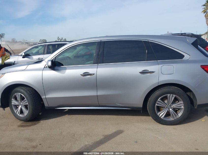 2019 Acura Mdx Standard VIN: 5J8YD4H39KL035703 Lot: 44272264
