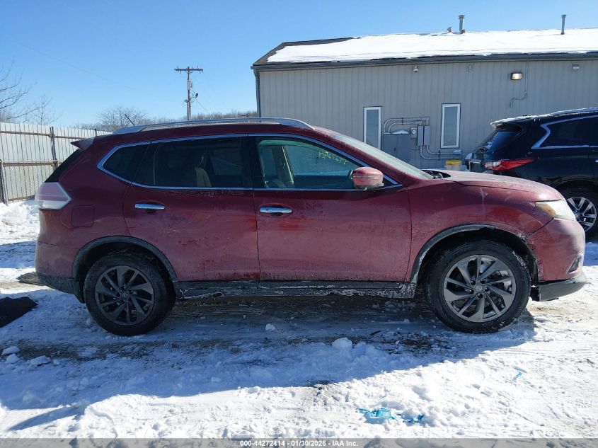 2016 Nissan Rogue Sl VIN: 5N1AT2MV4GC925642 Lot: 44272414