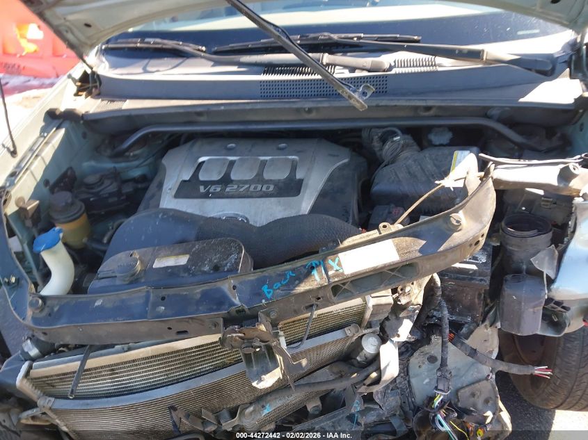 2005 Hyundai Tucson Gls/Lx VIN: KM8JN12D35U194787 Lot: 44272442