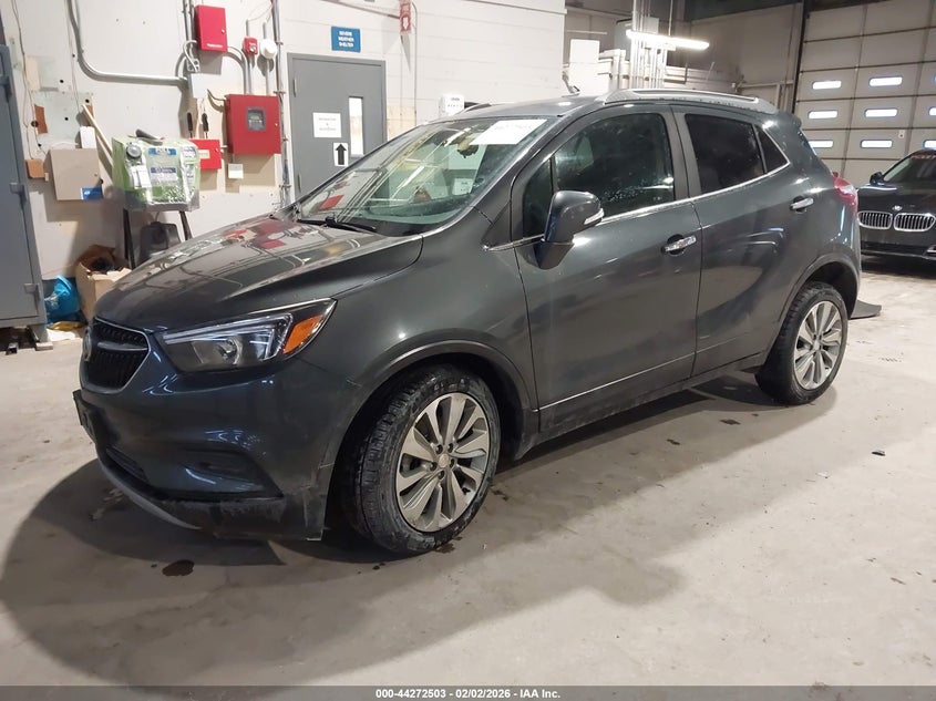 Vin: kl4cjasb2jb553215, lot: 44768823, buick encore preferred 20182