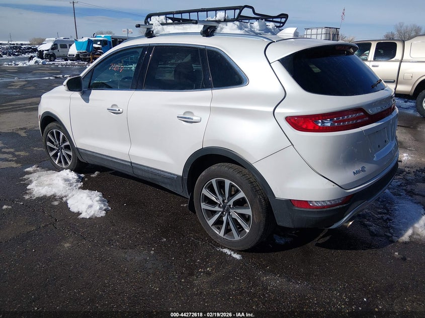 Vin: 5lmcj3d9xkul27708, lot: 44768938, lincoln mkc reserve 20193
