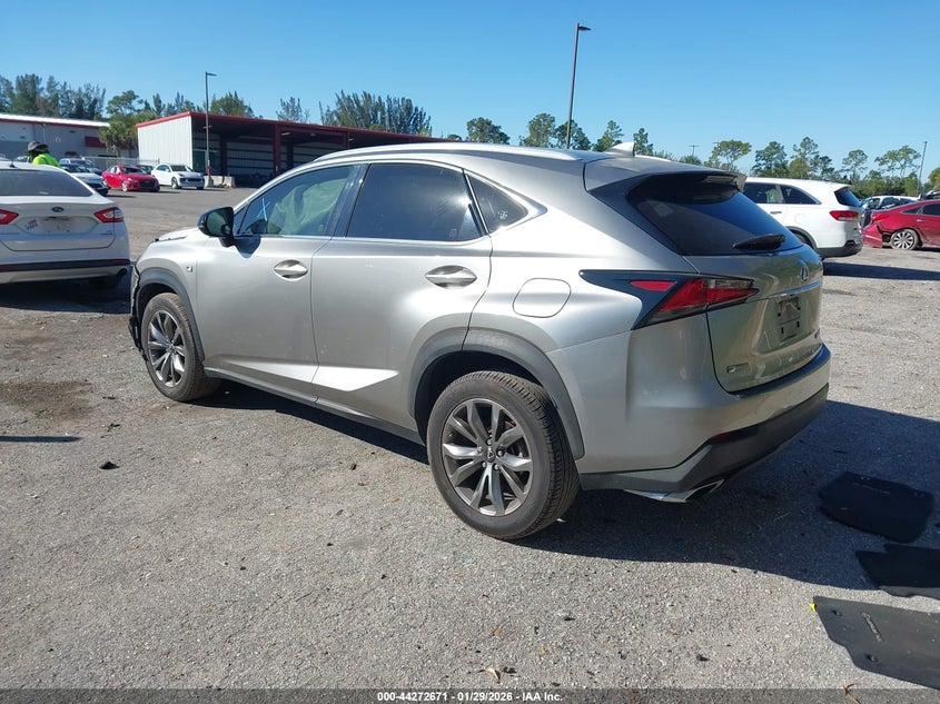 Vin: jtjyarbz3g2041766, lot: 44768991, lexus nx 200t f sport 20163