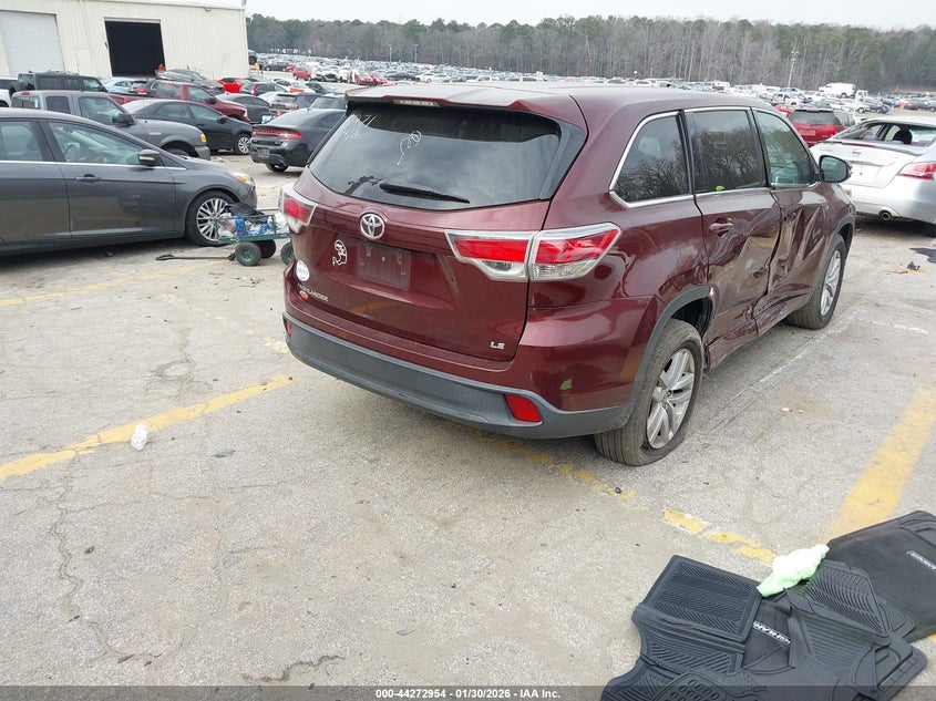 2015 Toyota Highlander Le V6