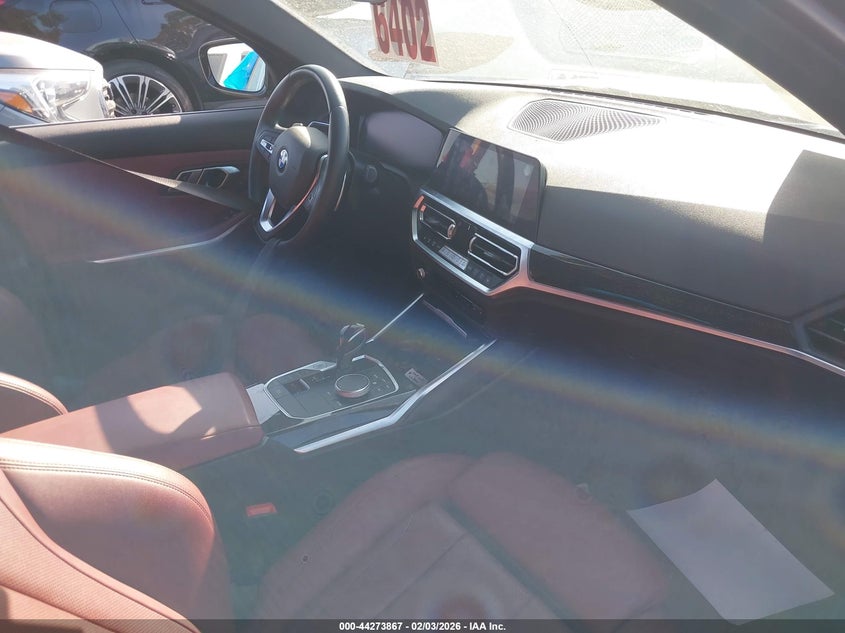 2022 BMW 330I 2.0L I-4 DI, DOHC, V(VIN: 3MW5R1J06N8C23041