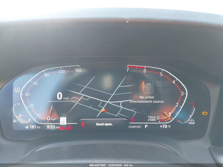 2022 BMW 330I 2.0L I-4 DI, DOHC, V(VIN: 3MW5R1J06N8C23041