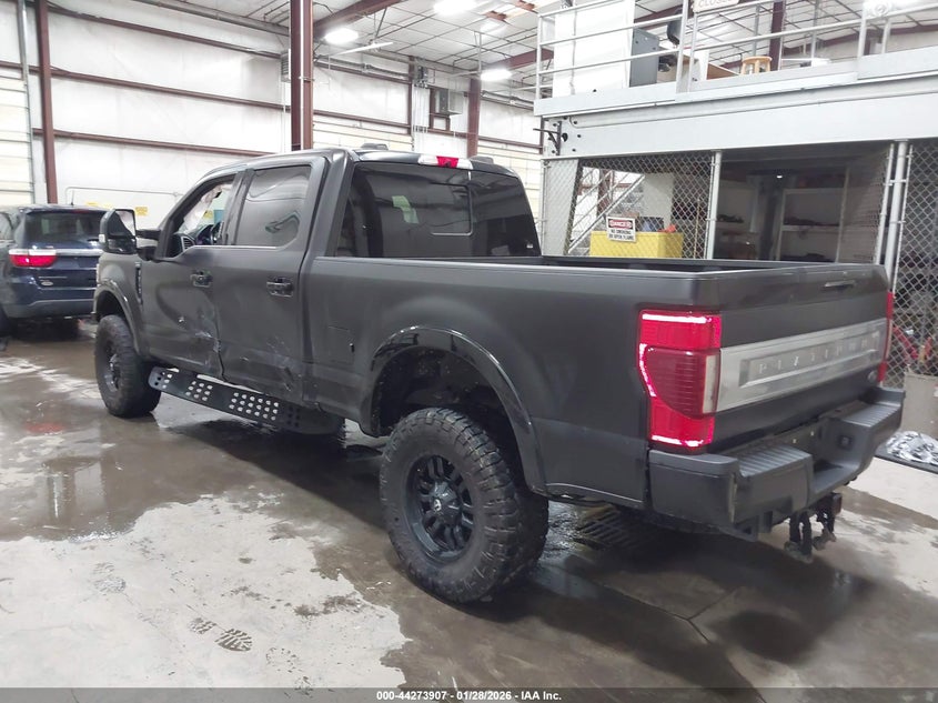 Vin: 1ft7w2bn7mec38356, lot: 44770227, ford f-250 platinum 20213