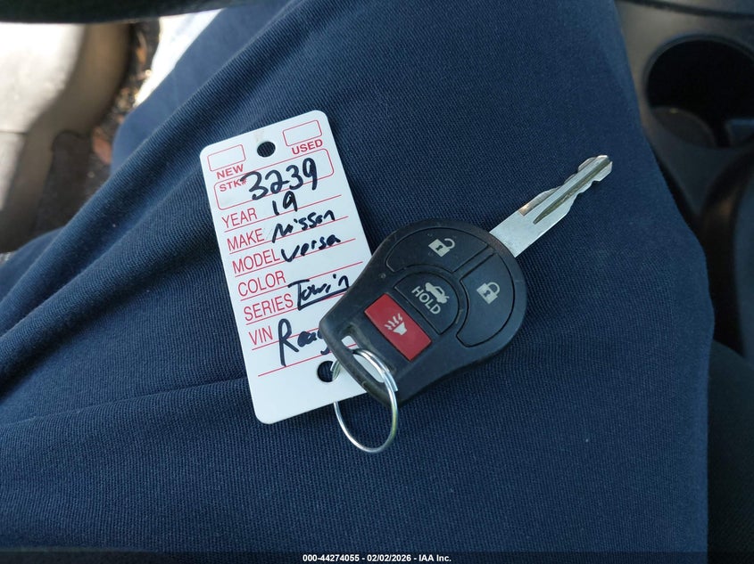 2019 Nissan Versa 1.6 Sv VIN: 3N1CN7APXKL819917 Lot: 44274055