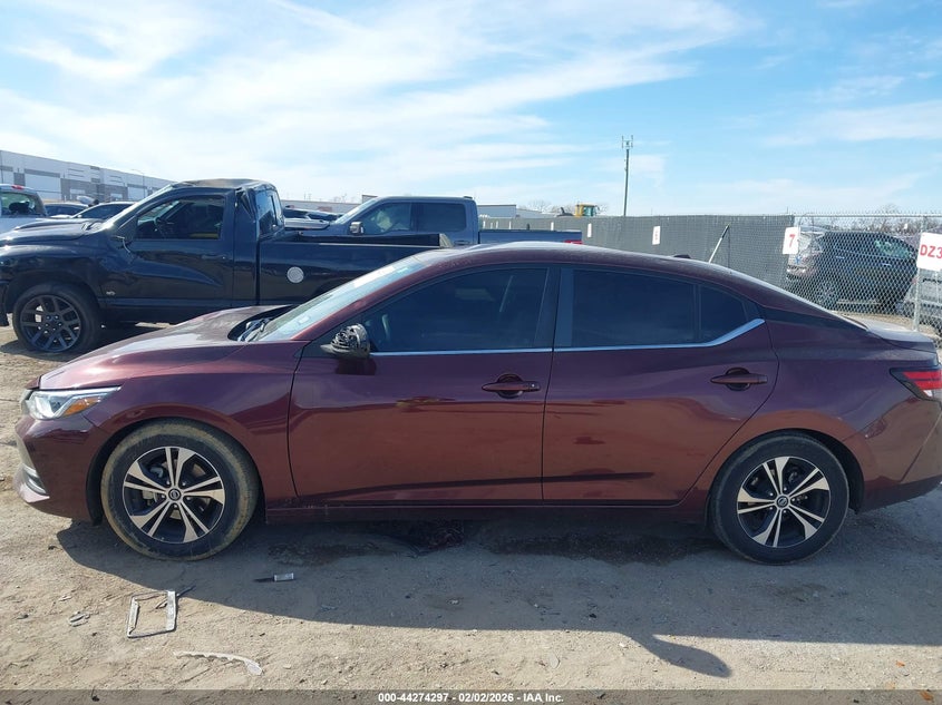 VIN 3N1AB8CV3MY221014 2021 NISSAN SENTRA SV XTRONIC CVT