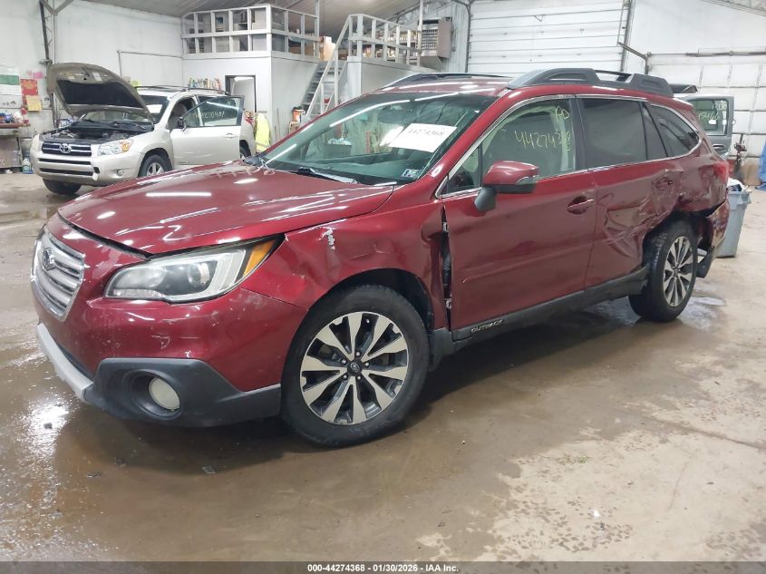 2015 Subaru Outback 2.5I Limited