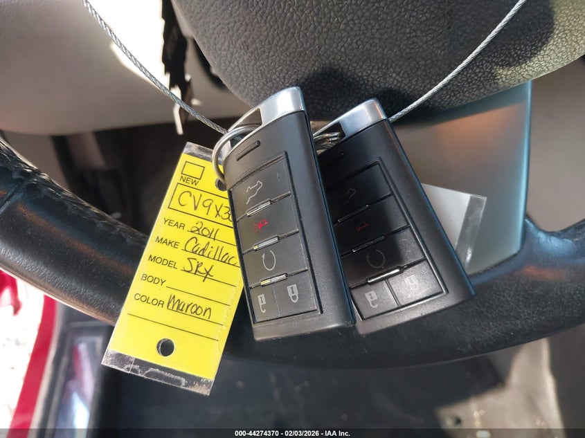 2011 Cadillac Srx Luxury Collection VIN: 3GYFNAEY2BS634173 Lot: 44274370