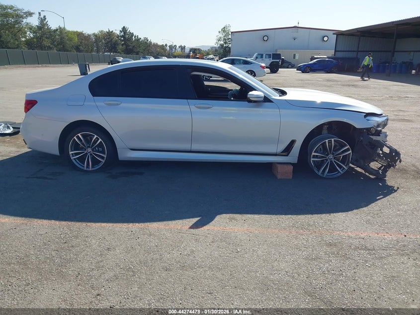 2019 BMW 740I VIN: WBA7E2C58KB454326 Lot: 44274478