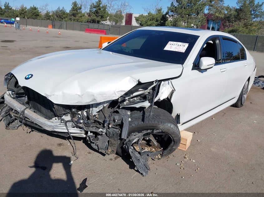 2019 BMW 740I VIN: WBA7E2C58KB454326 Lot: 44274478