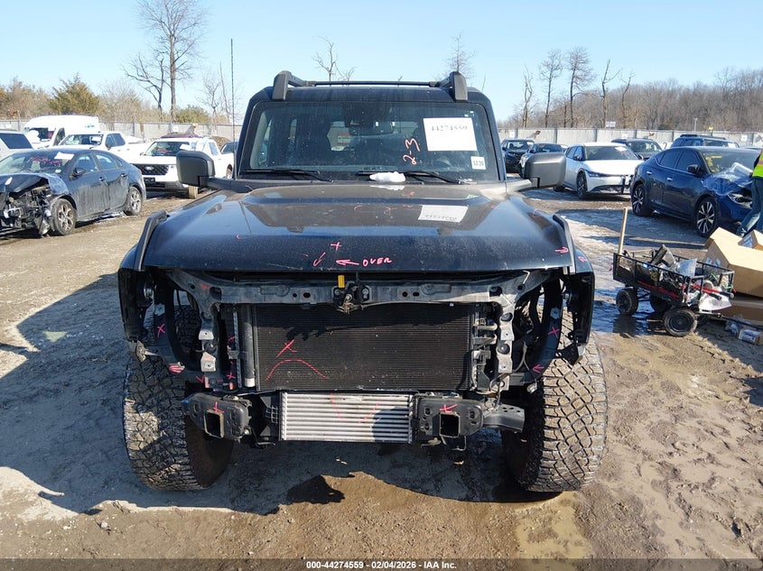 2021 Ford Bronco 2.7 Black Diamond black Lot 111044274559 Vin 1FMDE5CP4MLB04872