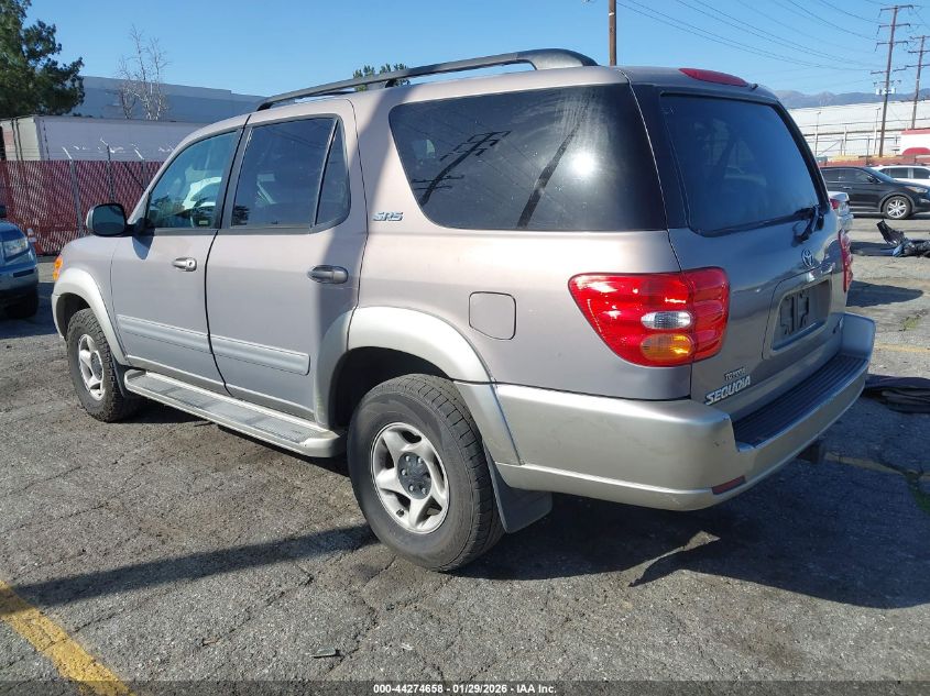 2002 Toyota Sequoia Sr5 V8