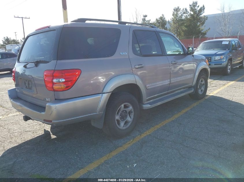 2002 Toyota Sequoia Sr5 V8