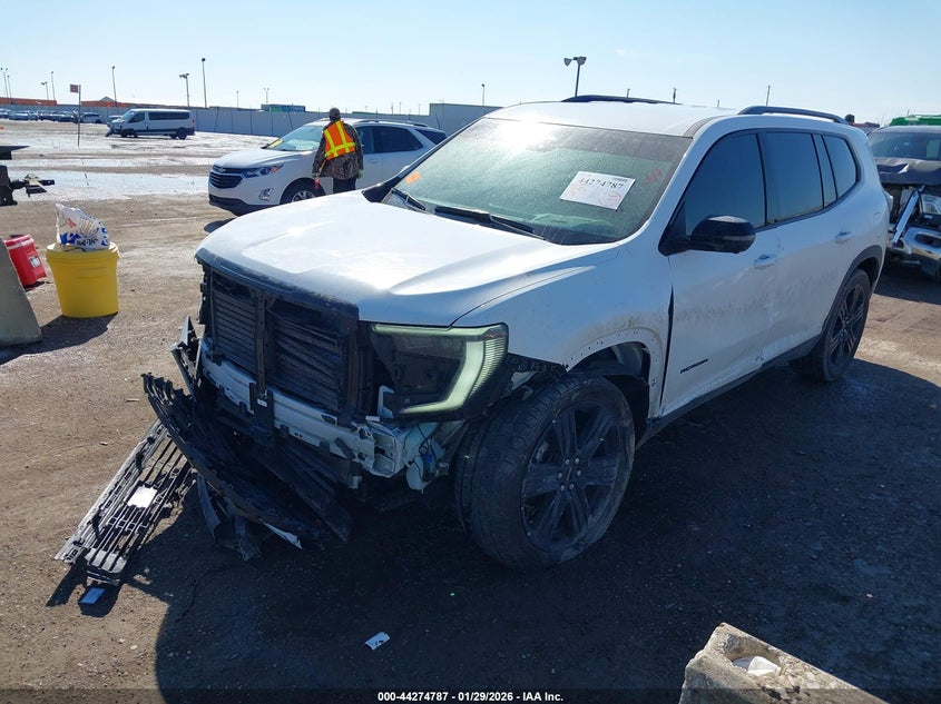 Vin: 1gkenkrs9sj166008, lot: 44771107, gmc acadia fwd elevation 20252