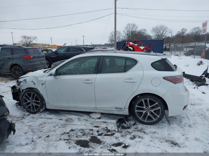 2016 Lexus Ct 200H VIN: JTHKD5BH7G2269073 Lot: 44275097