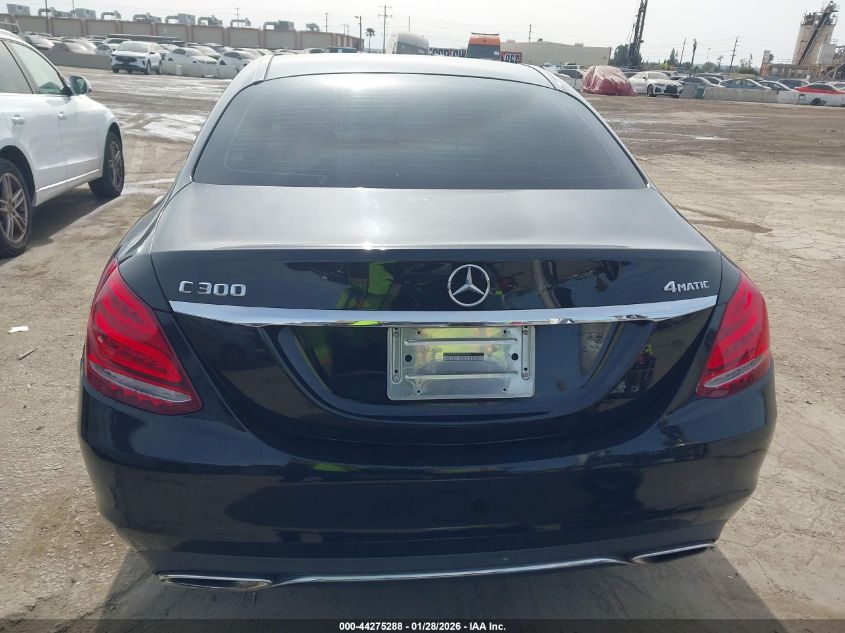 2015 Mercedes-Benz C-Class C 300 VIN: 55SWF4KB3FU005460 Lot: 44275288