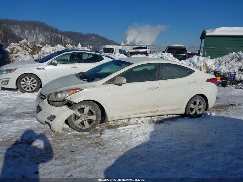2013 Hyundai Elantra Gls VIN: 5NPDH4AE9DH381495 Lot: 44275705