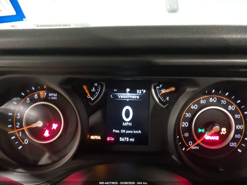 VIN: 1C6RJTAG6SL515322 2025 JEEP GLADIATOR SPORT