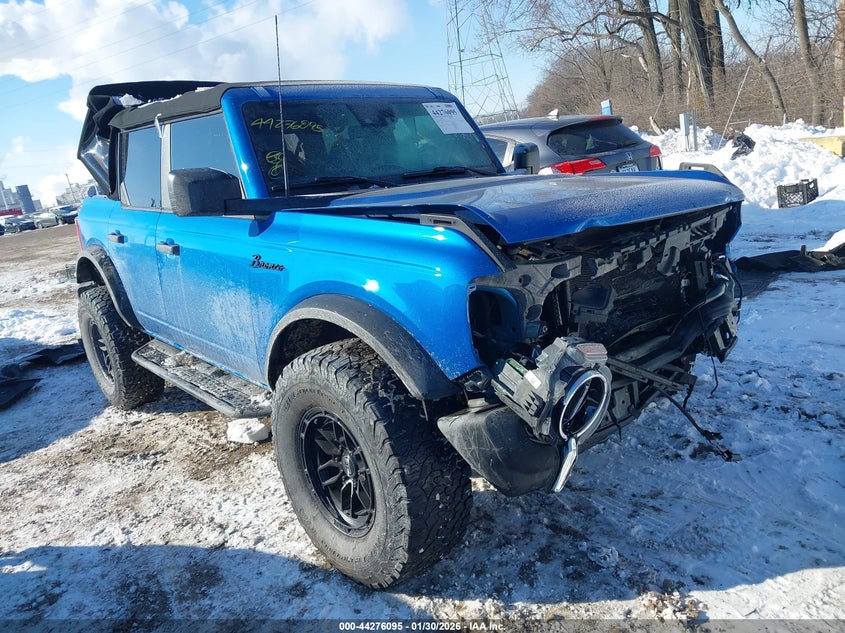 1FMEE5BP0NLA74180 2022 Ford Bronco Big Bend auction photo 1