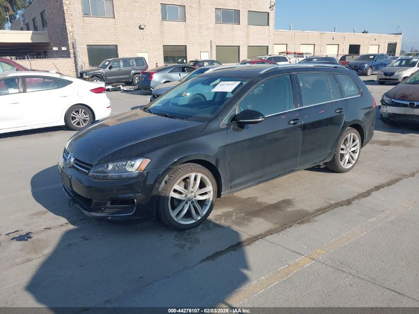 2016 Volkswagen Golf Sportwagen Tsi Sel 4-Door