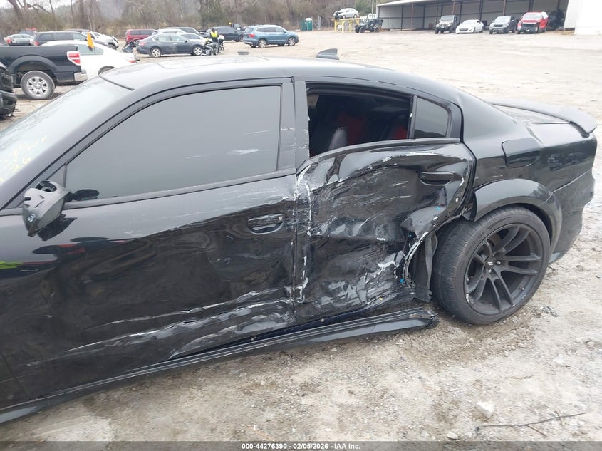 2023 Dodge Charger 6.4 Scat Pack Widebody black Lot 111044276390 Vin 2C3CDXGJ3PH522785