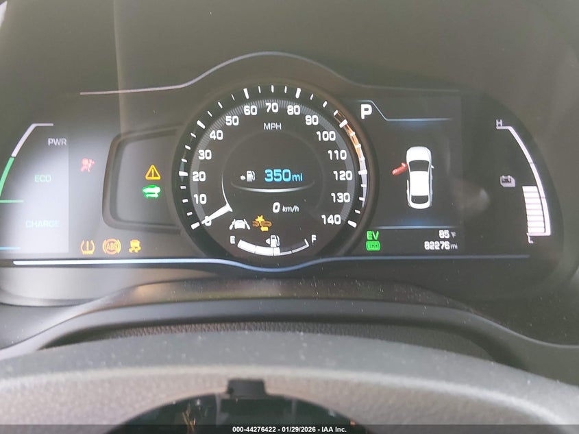 VIN KMHC85LC3KU136087 2019 HYUNDAI IONIQ HYBRID LIMITED
