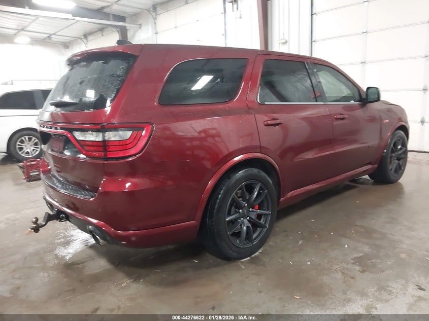 Vin: 1c4sdjgjxjc495681, lot: 44772942, dodge durango srt awd 20184