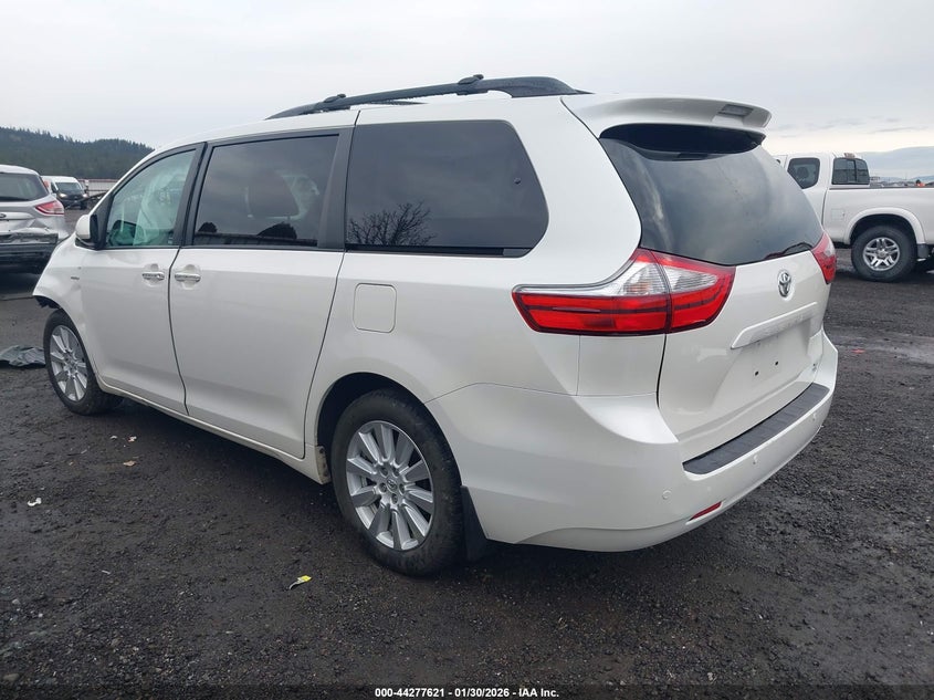 2017 Toyota Sienna Xle Premium 7 Passenger