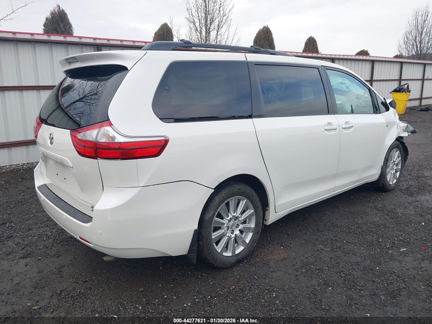 2017 Toyota Sienna Xle Premium 7 Passenger
