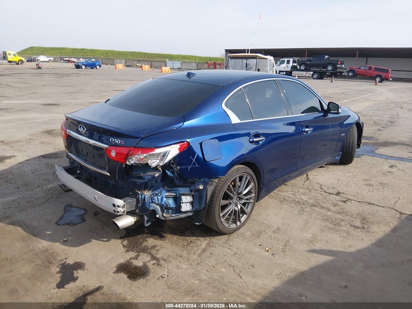 2016 Infiniti Q50 3.0T Red Sport 400