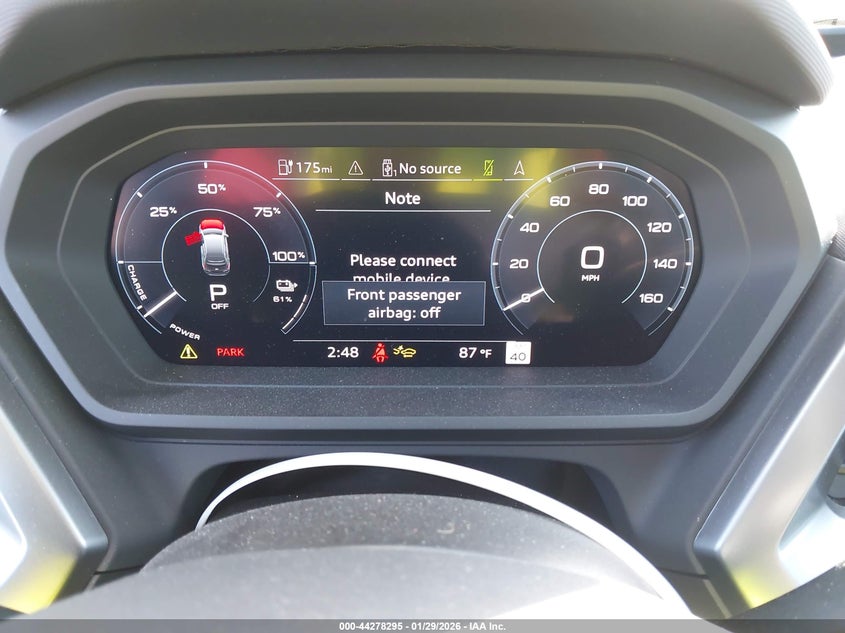 2026 Audi Q4 E-Tron Premium 55 Quattro VIN: WA1KUBFZ8TP001403 Lot: 44278295