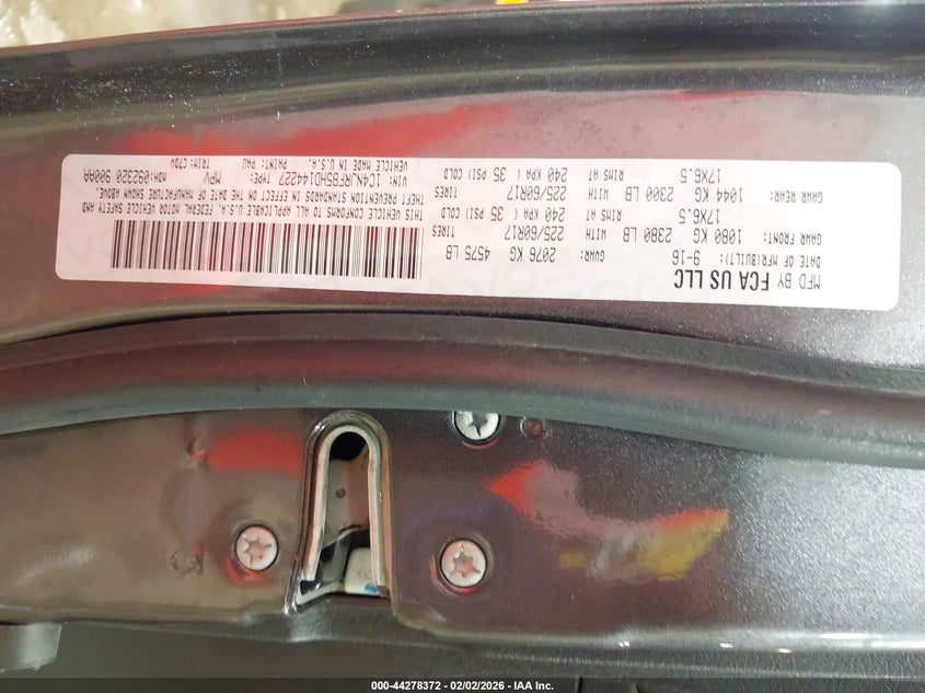 VIN 1C4NJRFB5HD144227 2017 JEEP PATRIOT LATITUDE 4X4