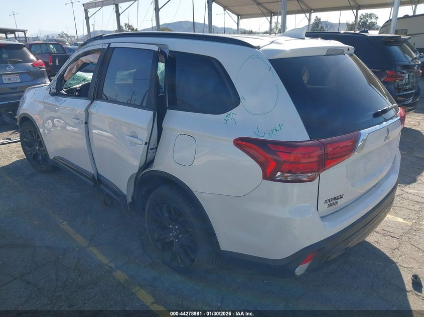 Vin: ja4ad3a32kz034324, lot: 44775301, mitsubishi outlander le 20193
