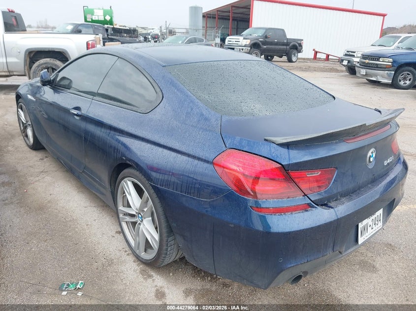 Vin: wbalw3c59ec892837, lot: 44775384, bmw 640i 20143