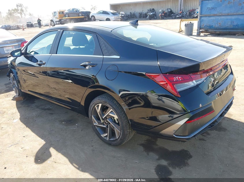 Vin: kmhls4dg9su853767, lot: 44775402, hyundai elantra sel convenience 20253