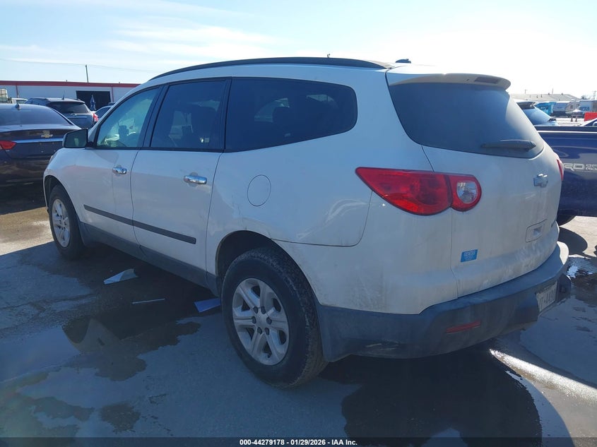 Vin: 1gnkreed3bj290696, lot: 44775498, chevrolet traverse ls 20113