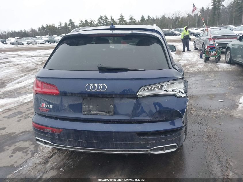 2018 Audi Sq5 3.0T Premium Plus VIN: WA1A4AFY7J2022282 Lot: 44279206