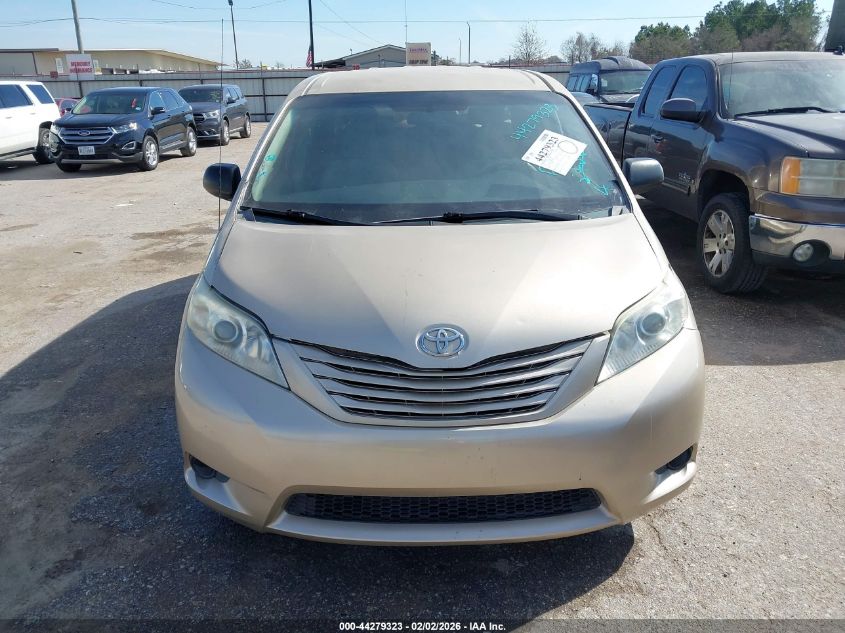 2011 Toyota Sienna VIN: 5TDKA3DC6BS001438 Lot: 44279323
