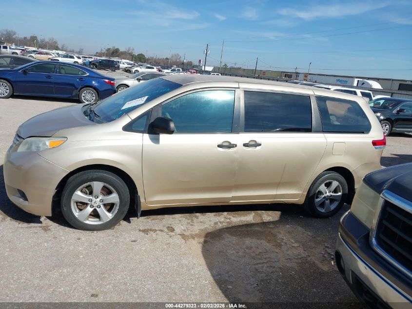 2011 Toyota Sienna VIN: 5TDKA3DC6BS001438 Lot: 44279323