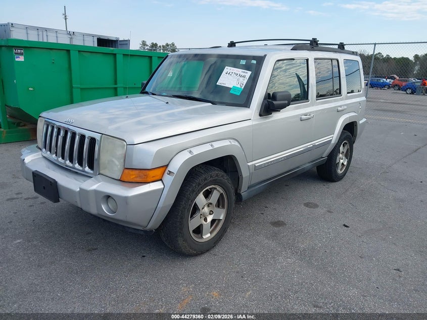 Vin: 1j4rh4gk5ac125486, lot: 44775696, jeep commander sport 20102