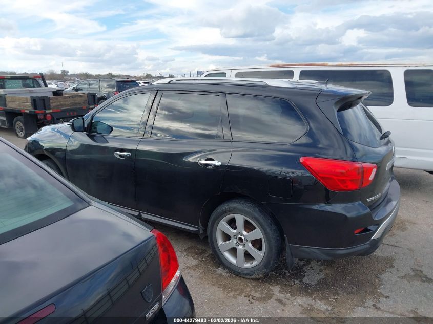2017 Nissan Pathfinder S VIN: 5N1DR2MN4HC643322 Lot: 44279483