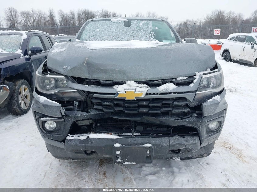 VIN 1GCGTCEN8N1293613 2022 CHEVROLET COLORADO 4WD  SHORT BOX LT