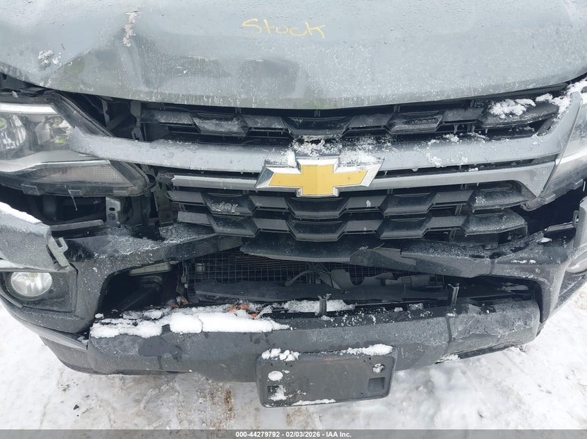 VIN 1GCGTCEN8N1293613 2022 CHEVROLET COLORADO 4WD  SHORT BOX LT