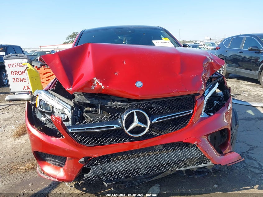 2017 Mercedes-Benz Amg Gle 43 Coupe 4Matic VIN: 4JGED6EB8HA061475 Lot: 44280081