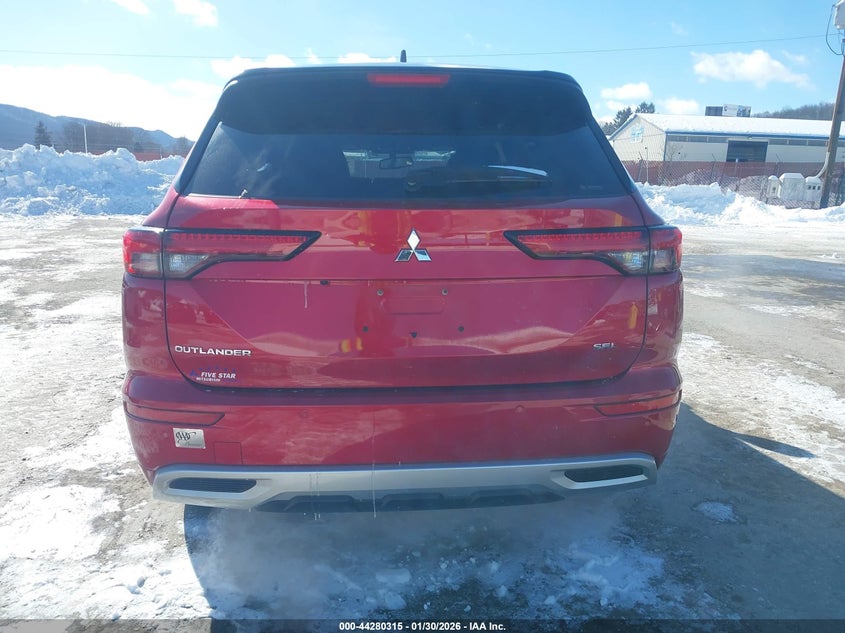 2023 Mitsubishi Outlander Sel 2.5 S-Awc/Sel 40Th Anniversary S-Awc/Sel Black Edition S-Awc VIN: JA4J4VA86PZ044546 Lot: 44280315