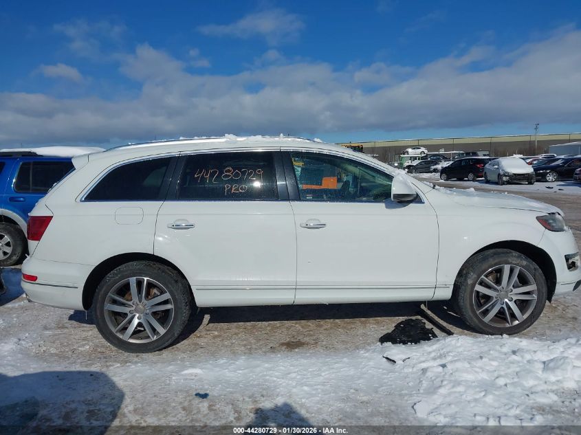 2014 Audi Q7 3.0T Premium VIN: WA1LGAFE4ED016195 Lot: 44280729