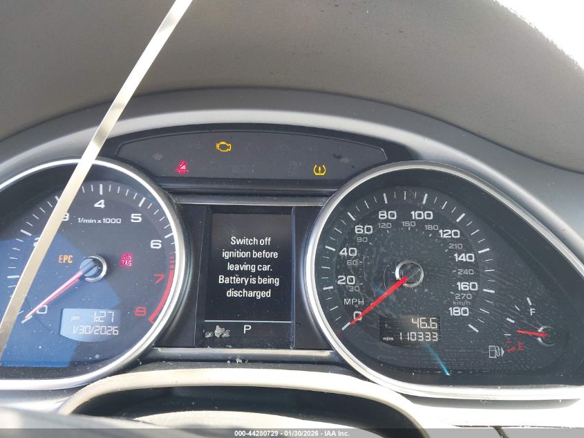 2014 Audi Q7 3.0T Premium VIN: WA1LGAFE4ED016195 Lot: 44280729