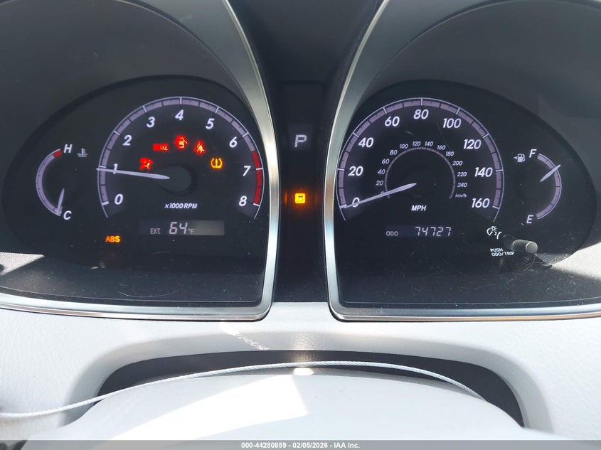 2011 Toyota Avalon Limited VIN: 4T1BK3DB8BU404087 Lot: 44280859